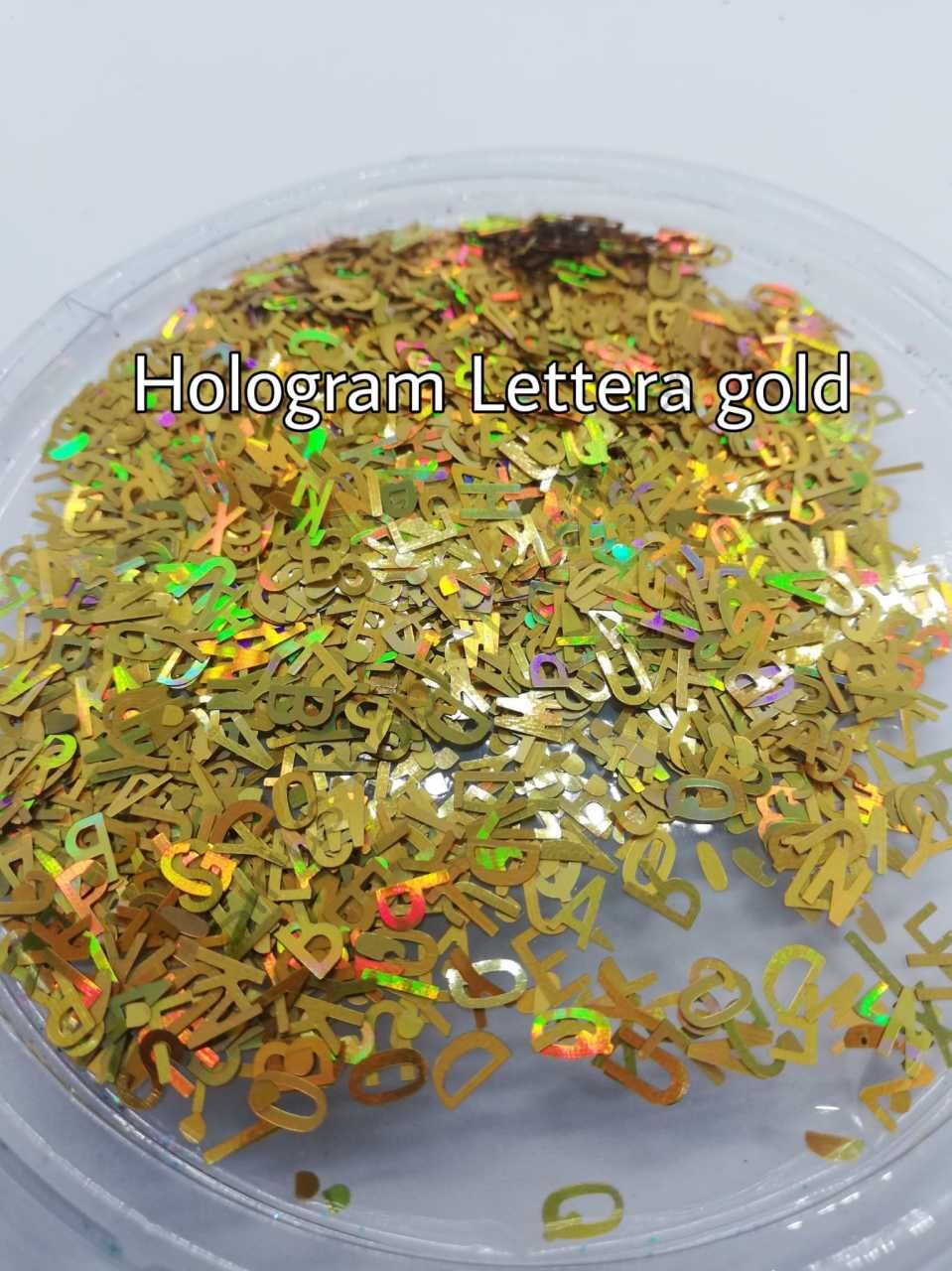 Epoksi Hologram Harfler Gold 5gr