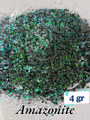 Epoksi- Mum-Makyaj-Tırnak-Sabun Simi Pulu Glitter Amazonite 4 gr