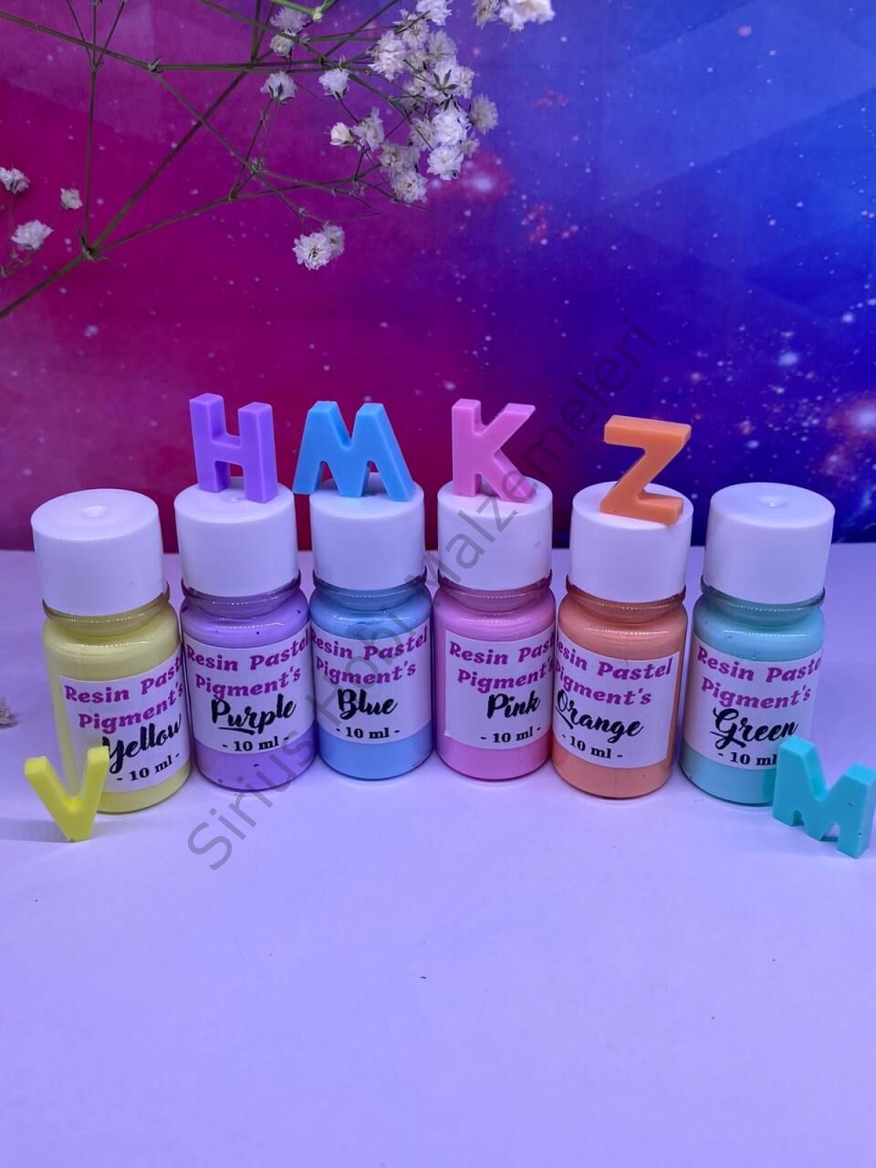 Resin Pastel Pigment's Epoksi Soft Pastel Pigment Boya- SON ÜRÜNLER