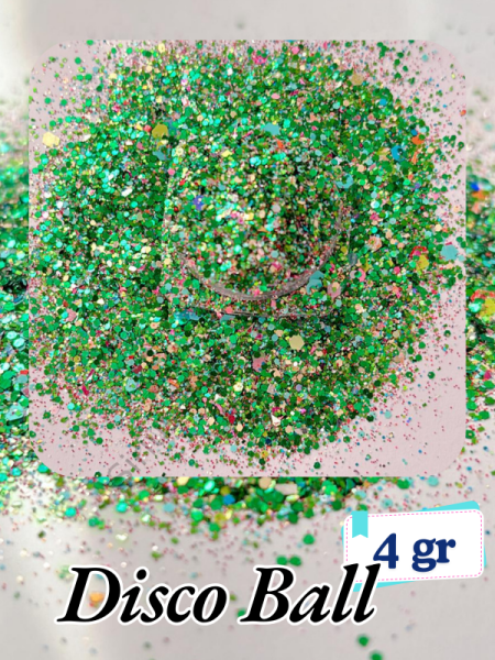Epoksi- Mum-Makyaj-Tırnak-Sabun Simi Pulu Glitter Disco ball 4 gr