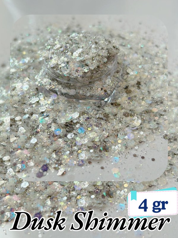 Epoksi- Mum-Makyaj-Tırnak-Sabun Simi Pulu Glitter Dusk Shimmer 4 gr