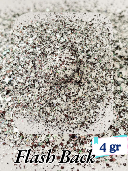 Epoksi- Mum-Makyaj-Tırnak-Sabun Simi Pulu  Flash Back 4 gr