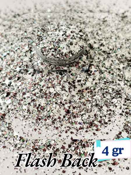 Epoksi- Mum-Makyaj-Tırnak-Sabun Simi Pulu  Flash Back 4 gr