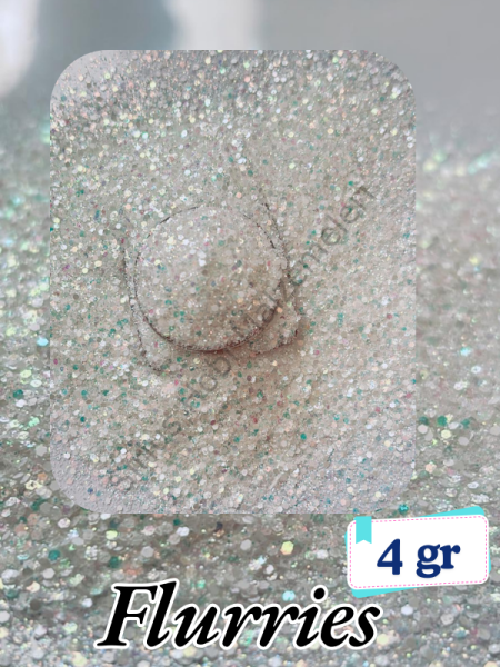 Epoksi- Mum-Makyaj-Tırnak-Sabun Simi Pulu  Fine Flurries 4 gr