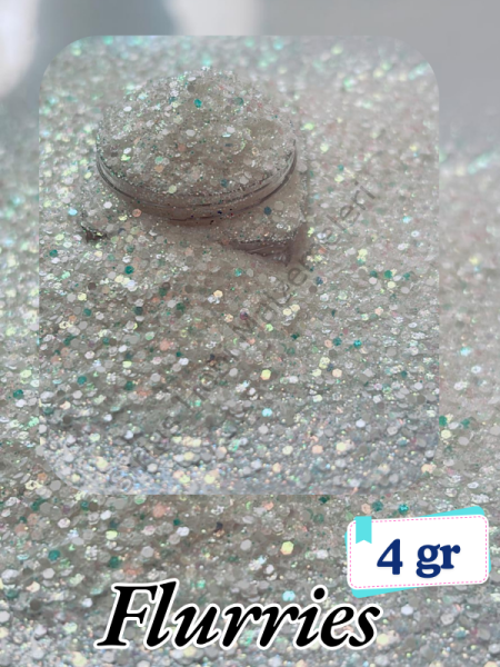 Epoksi- Mum-Makyaj-Tırnak-Sabun Simi Pulu  Fine Flurries 4 gr
