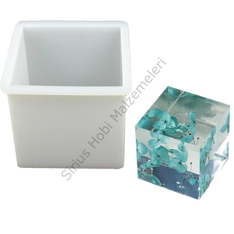 Epoksi 10 Cm Büyük Küp Kalıbı