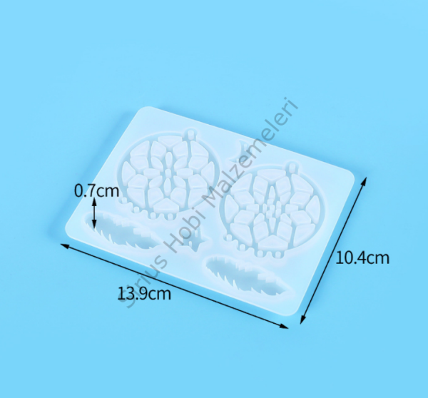 Epoksi Rüya Avcısı Anahtarlık Kalıbı