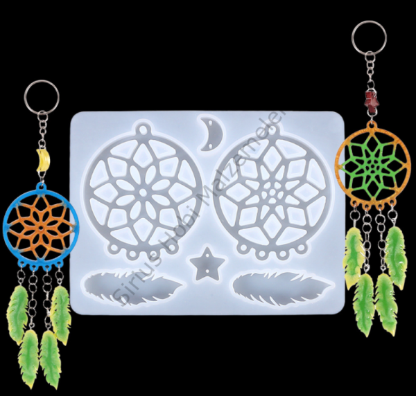 Epoksi Rüya Avcısı Anahtarlık Kalıbı