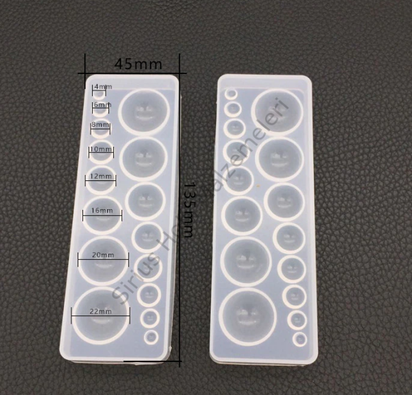 Epoksi Çoklu Yarım Daire Kalıbı