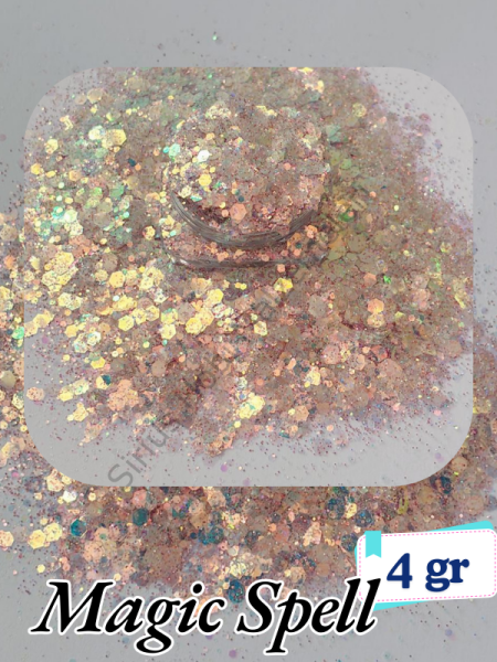 Epoksi- Mum-Makyaj-Tırnak-Sabun Simi Pulu Magic Spell