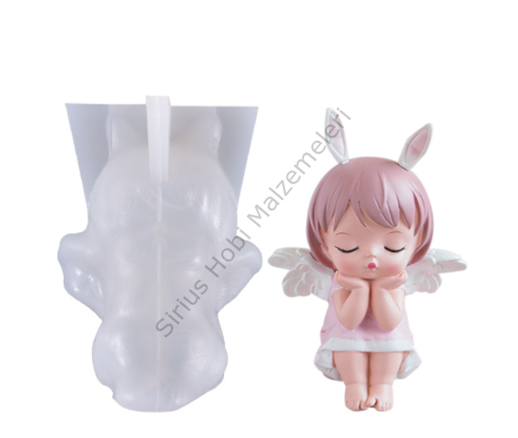 Epoksi Mum Melek Kalıbı