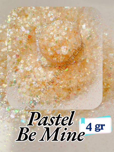 Epoksi- Mum-Makyaj-Tırnak-Sabun Simi Pulu Pastel Be Mine 4 gr