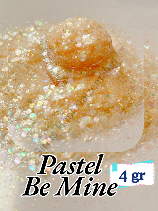 Epoksi- Mum-Makyaj-Tırnak-Sabun Simi Pulu Pastel Be Mine 4 gr