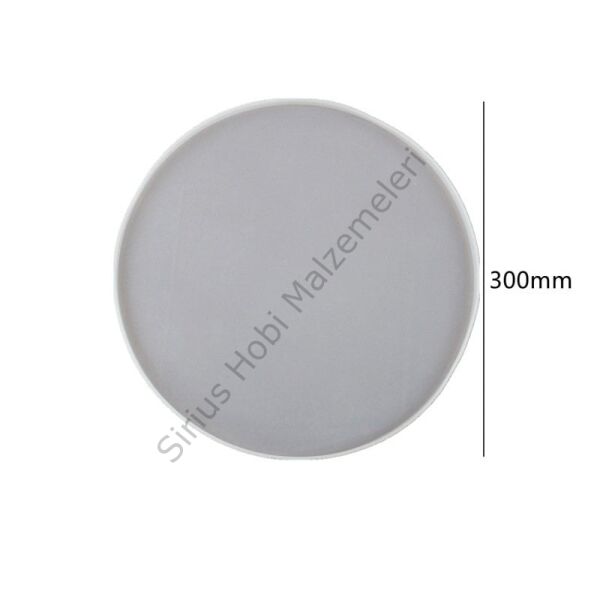 Epoksi Büyük Tepsi & Sunumluk Kalıbı 30 cm