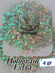 Epoksi- Mum-Makyaj-Tırnak-Sabun Simi Pulu  Hologram Extra 4 gr