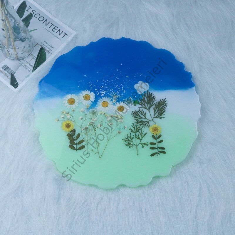 Epoksi 33.5cm Büyük Tepsi Kalıbı