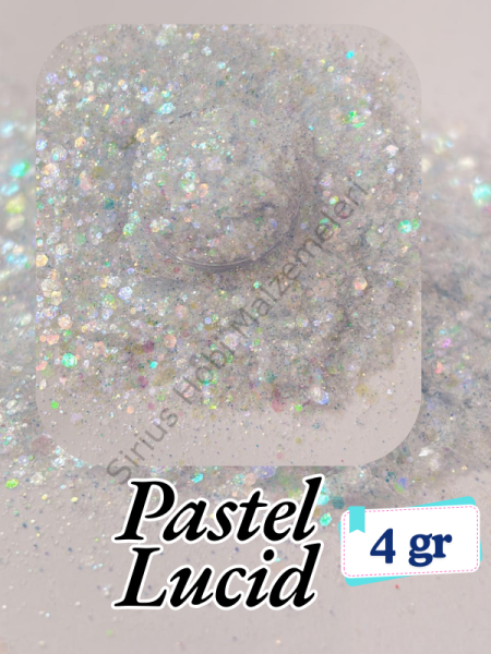 Epoksi- Mum-Makyaj-Tırnak-Sabun Simi Pulu Pastel Lucid 4gr