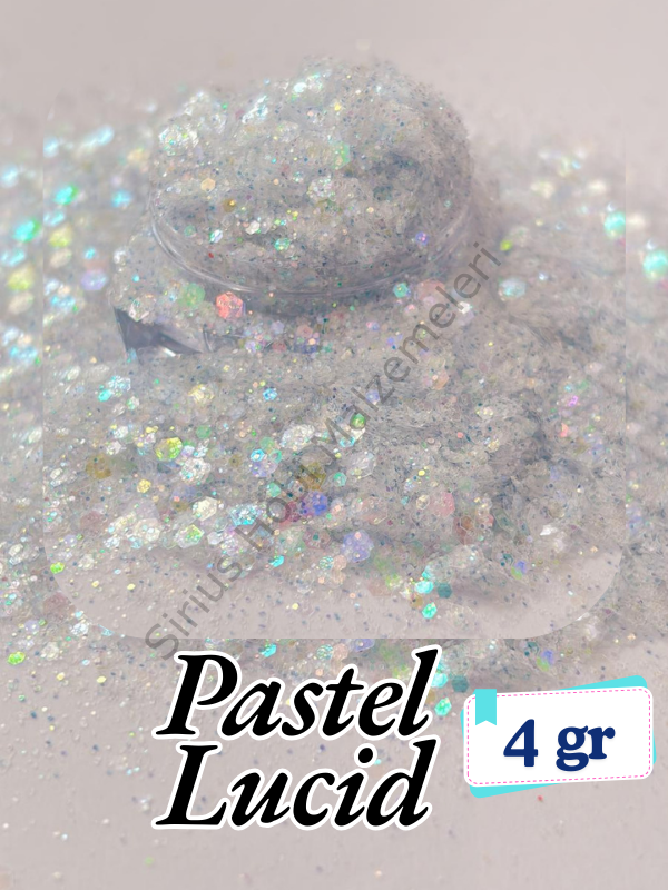 Epoksi- Mum-Makyaj-Tırnak-Sabun Simi Pulu Pastel Lucid 4gr