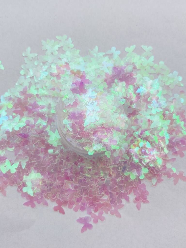 Holographic Butterfly White (Kelebek) 2gr