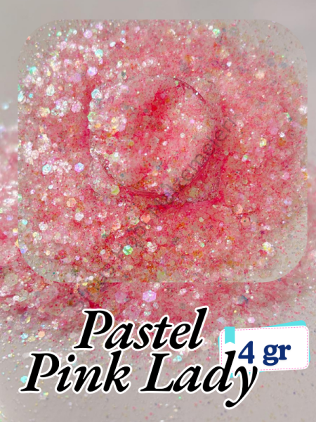 Epoksi- Mum-Makyaj-Tırnak-Sabun Simi Pulu Pastel Pink Lady 4 gr