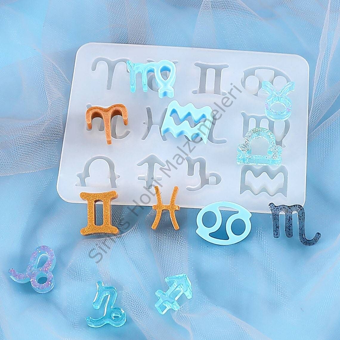 Epoksi Burçlar Kolye Küpe Kalıbı