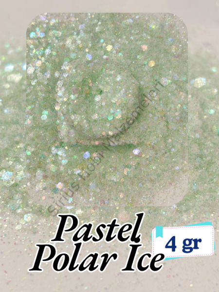 Epoksi- Mum-Makyaj-Tırnak-Sabun Simi Pulu Pastel Polar İce 4 gr
