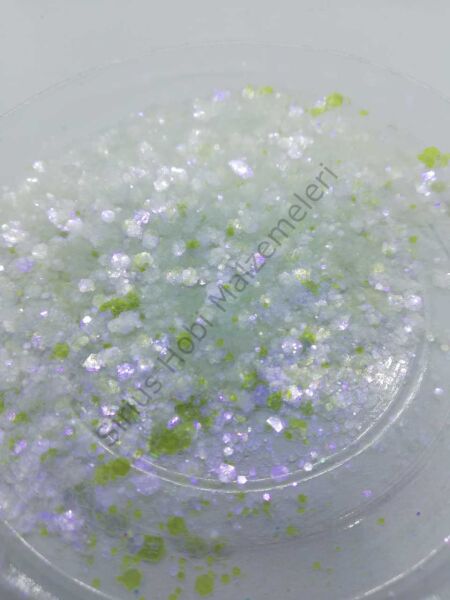 Epoksi Chunky Glitters White Mix 5 gr