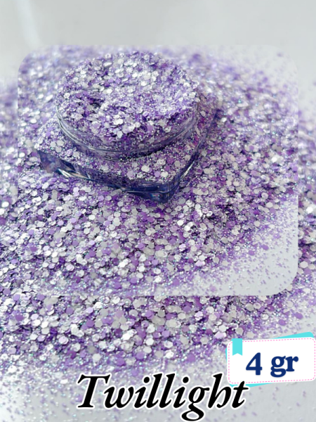 Epoksi- Mum-Makyaj-Tırnak-Sabun Simi Pulu Twilight 4 gr