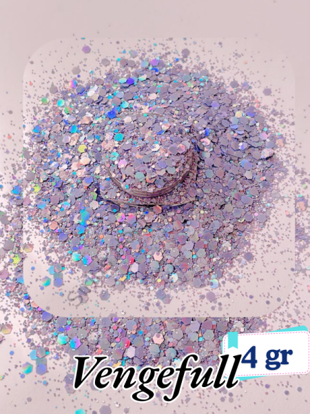 Epoksi- Mum-Makyaj-Tırnak-Sabun Simi Pulu Vengefull