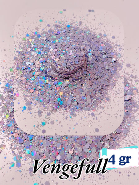 Epoksi- Mum-Makyaj-Tırnak-Sabun Simi Pulu Vengefull