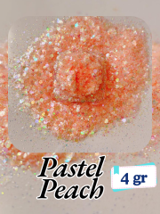 Epoksi- Mum-Makyaj-Tırnak-Sabun Simi Pulu Pastel Peach 4 gr
