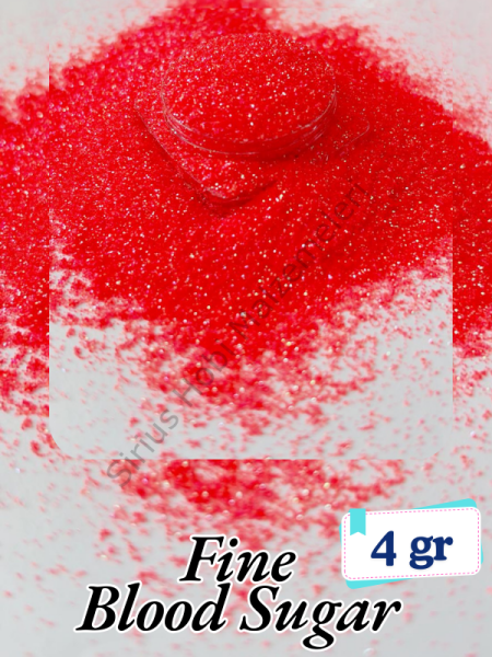 Epoksi- Mum-Makyaj-Tırnak-Sabun Simi Pulu Fine Blood Sugar 4 gr