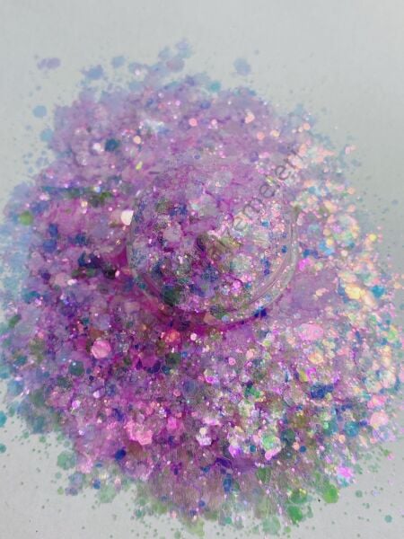 Epoksi Chunky Glitters  Cute Lila 3 gr