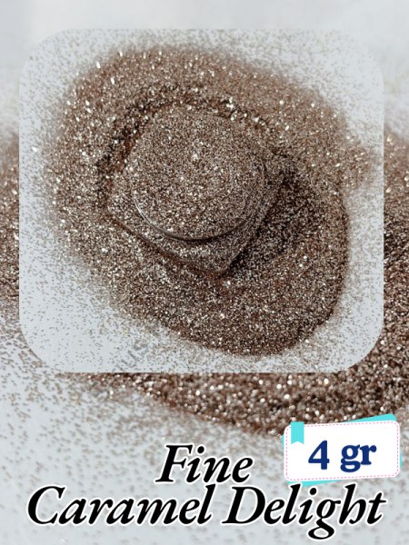 Epoksi- Mum-Makyaj-Tırnak-Sabun Simi Pulu Fine Caramel Delight 4 gr