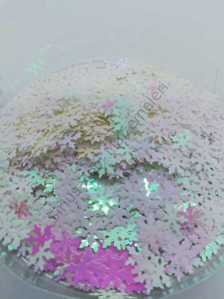 Epoksi Sweet Pink Snowflakes 5 gr
