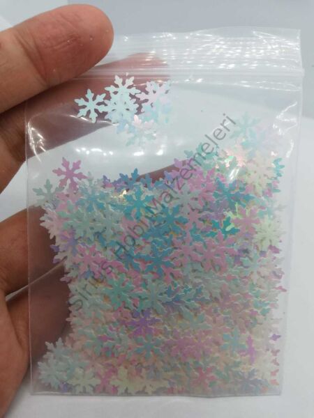Epoksi Blue Pink SnowFlakes 5 gr