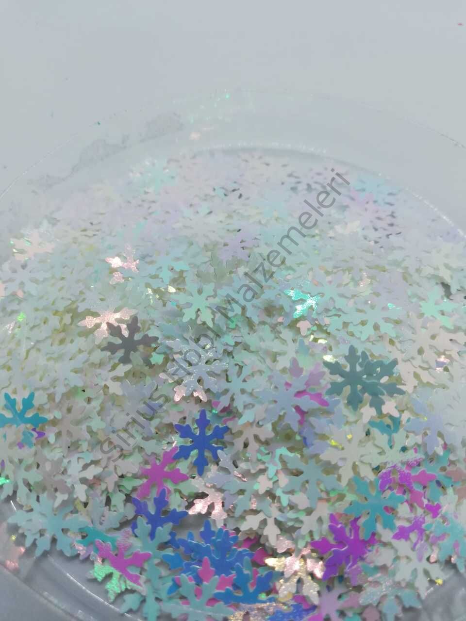 Epoksi Blue Pink SnowFlakes 5 gr