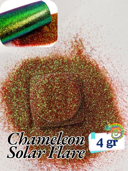 Epoksi- Mum-Makyaj-Tırnak-Sabun Simi Pulu Fine Chameleon Solar Flare 4 gr