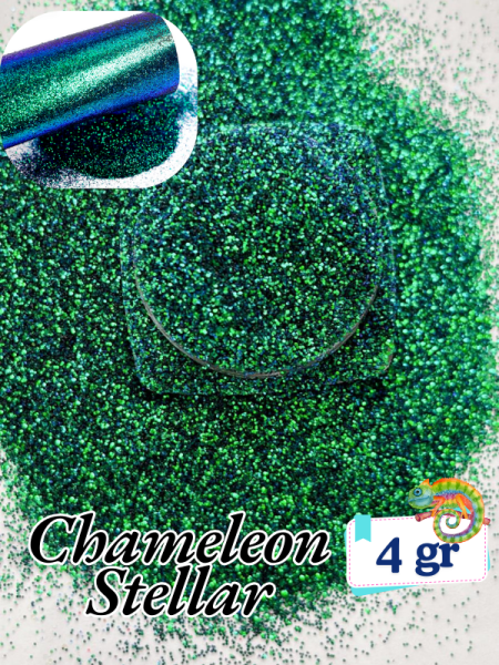 Epoksi- Mum-Makyaj-Tırnak-Sabun Simi Pulu Fine Chameleon  Stellar 4 gr