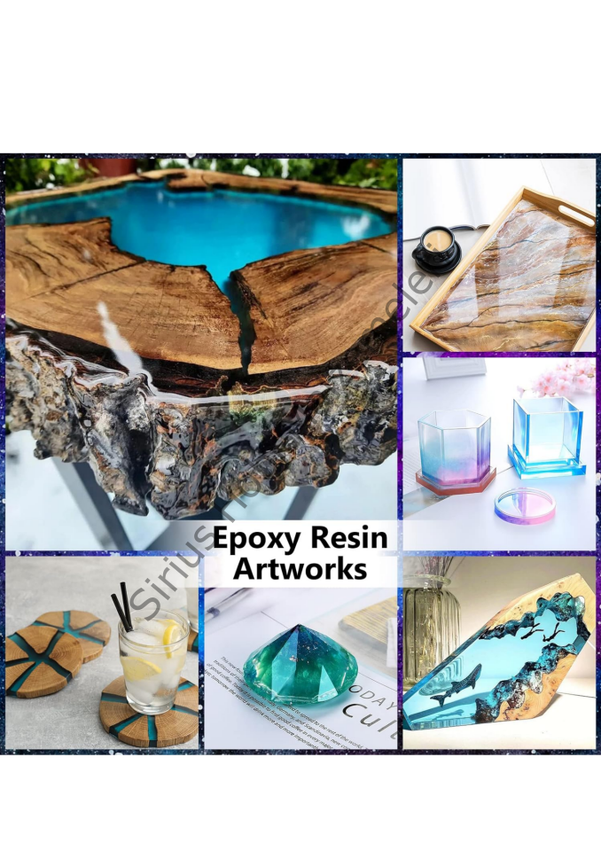 Craft Resin Kalın Döküm Epoksi Reçine – Masa ve Sehpa Yapımı İçin Şeffaf Reçine 7.5-30 kg