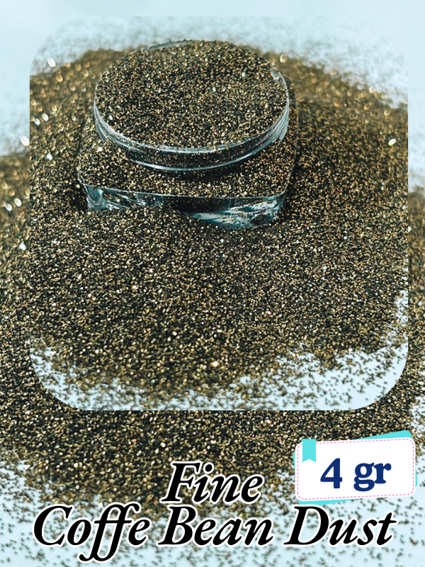 Epoksi- Mum-Makyaj-Tırnak-Sabun Simi Pulu Fine Coffee Bean Dust 4 gr