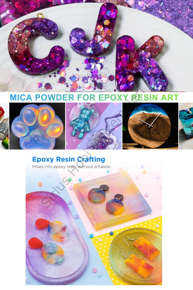 Epoksi Reçine Başlangıç Seti – 32 Parça Renkli Pigment + Mica Toz + Parıltılı Sim Seti | UV ve Epoksi Uyumlu