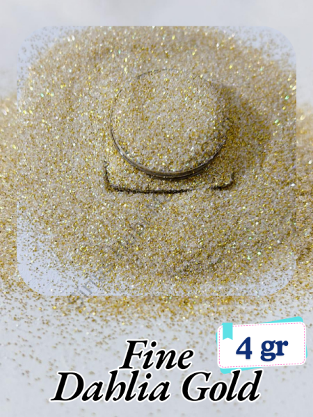 Epoksi- Mum-Makyaj-Tırnak-Sabun Simi Pulu Fine Dahlia Gold 4 gr