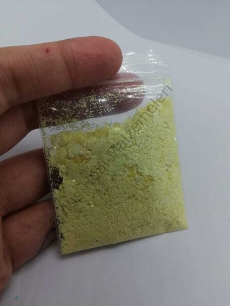 Epoksi Glitters  Soft  Yellow 5 gr