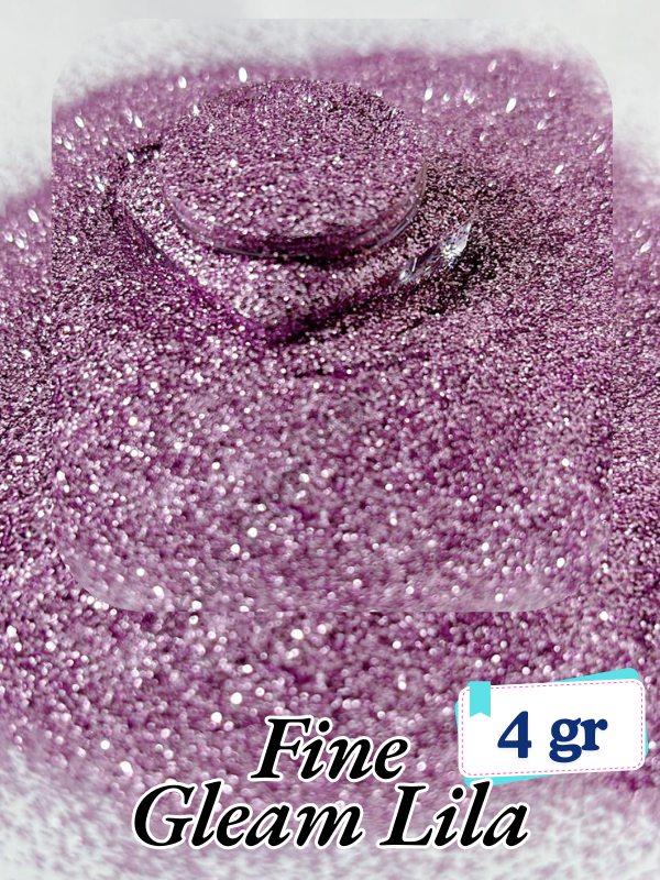 Epoksi- Mum-Makyaj-Tırnak-Sabun Simi Pulu Fine Gleam Lila 4 gr