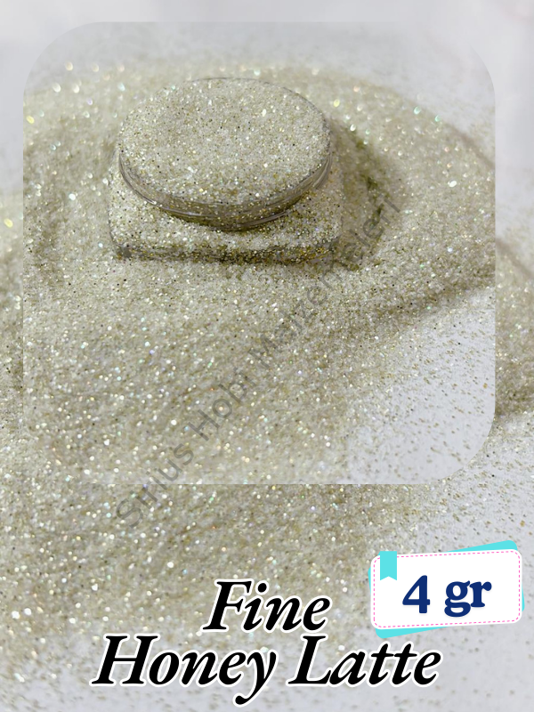 Epoksi- Mum-Makyaj-Tırnak-Sabun Simi Pulu Fine Honey Latte 4 gr