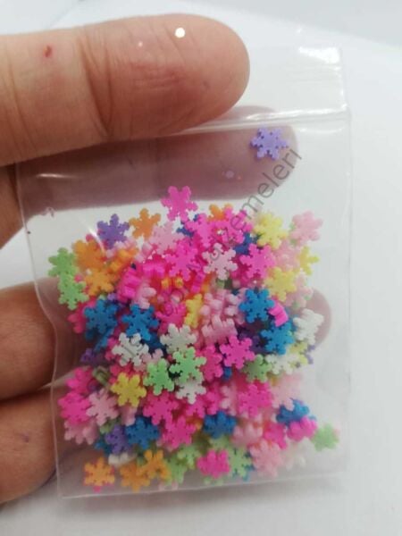 Epoksi Multıcolor SnowFlakes 5gr