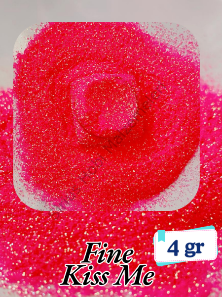 Epoksi- Mum-Makyaj-Tırnak-Sabun Simi Pulu Fine Kiss Me 4 gr