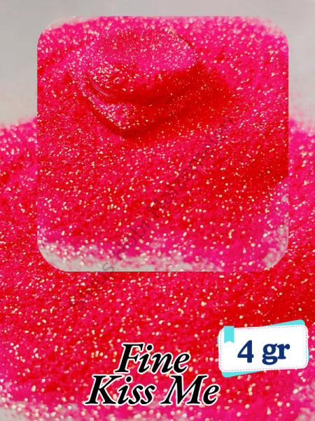 Epoksi- Mum-Makyaj-Tırnak-Sabun Simi Pulu Fine Kiss Me 4 gr
