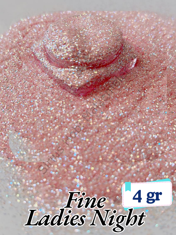 Epoksi- Mum-Makyaj-Tırnak-Sabun Simi Pulu Fine Ladies Night 4 gr